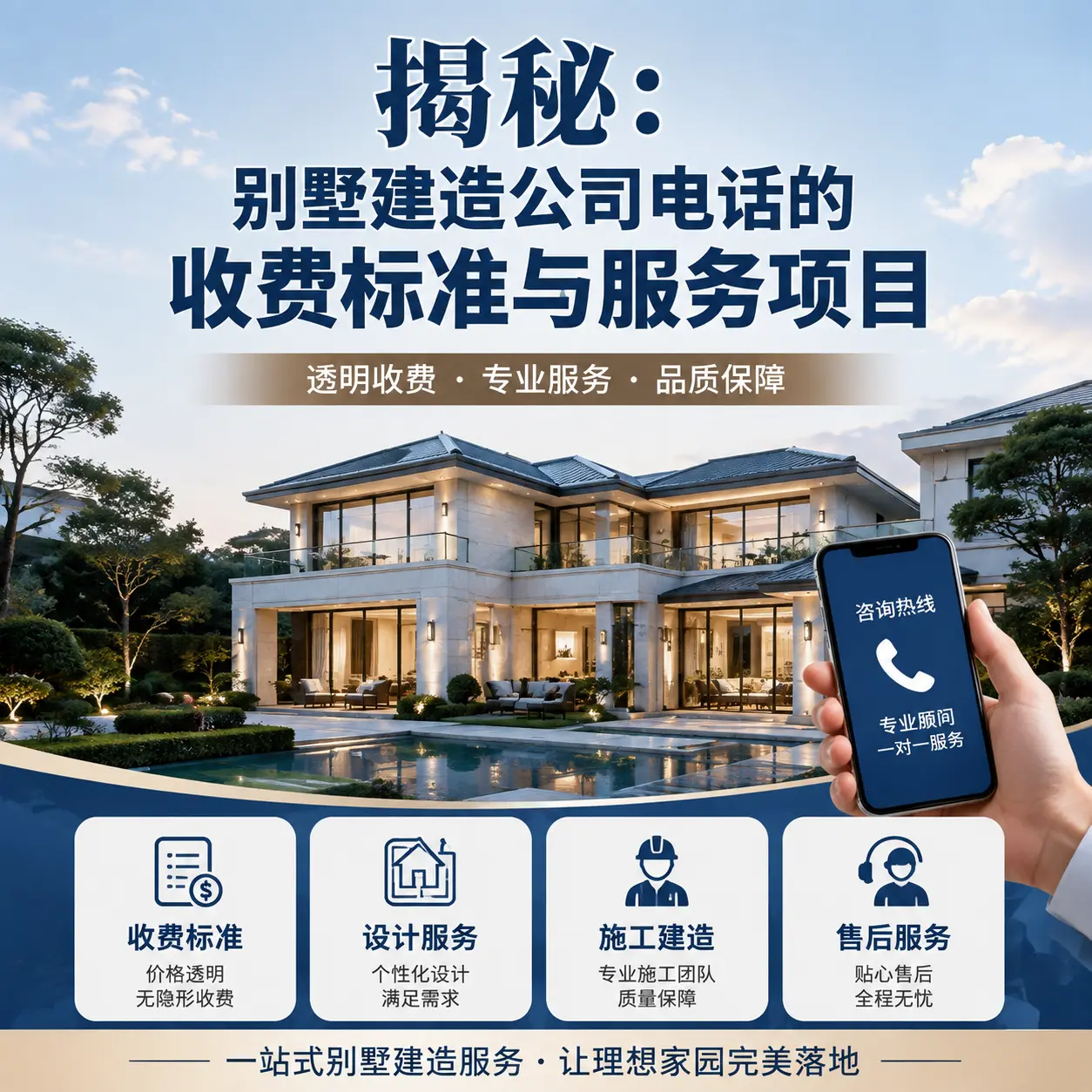 揭秘:正安别墅建造公司电话的收费标准与服务项目