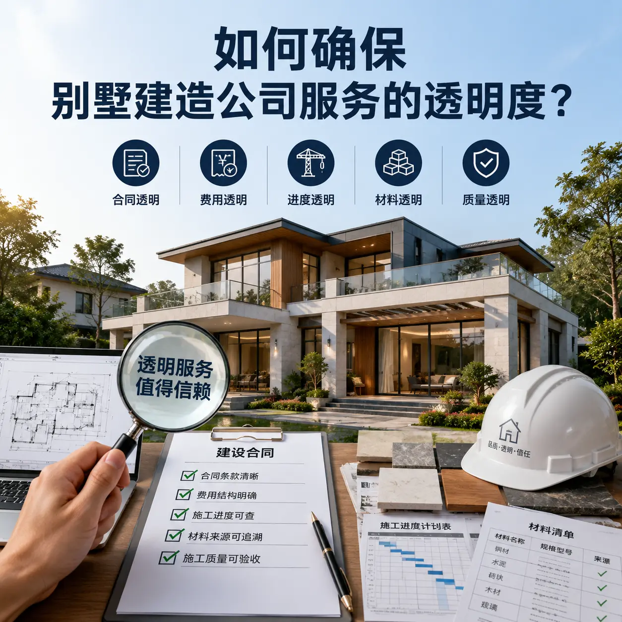 在 正安 如何确保别墅建造公司服务的透明度?