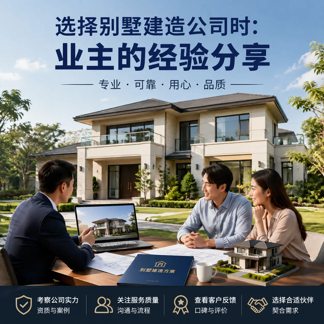 选择别墅建造公司时: 正安 业主的经验分享