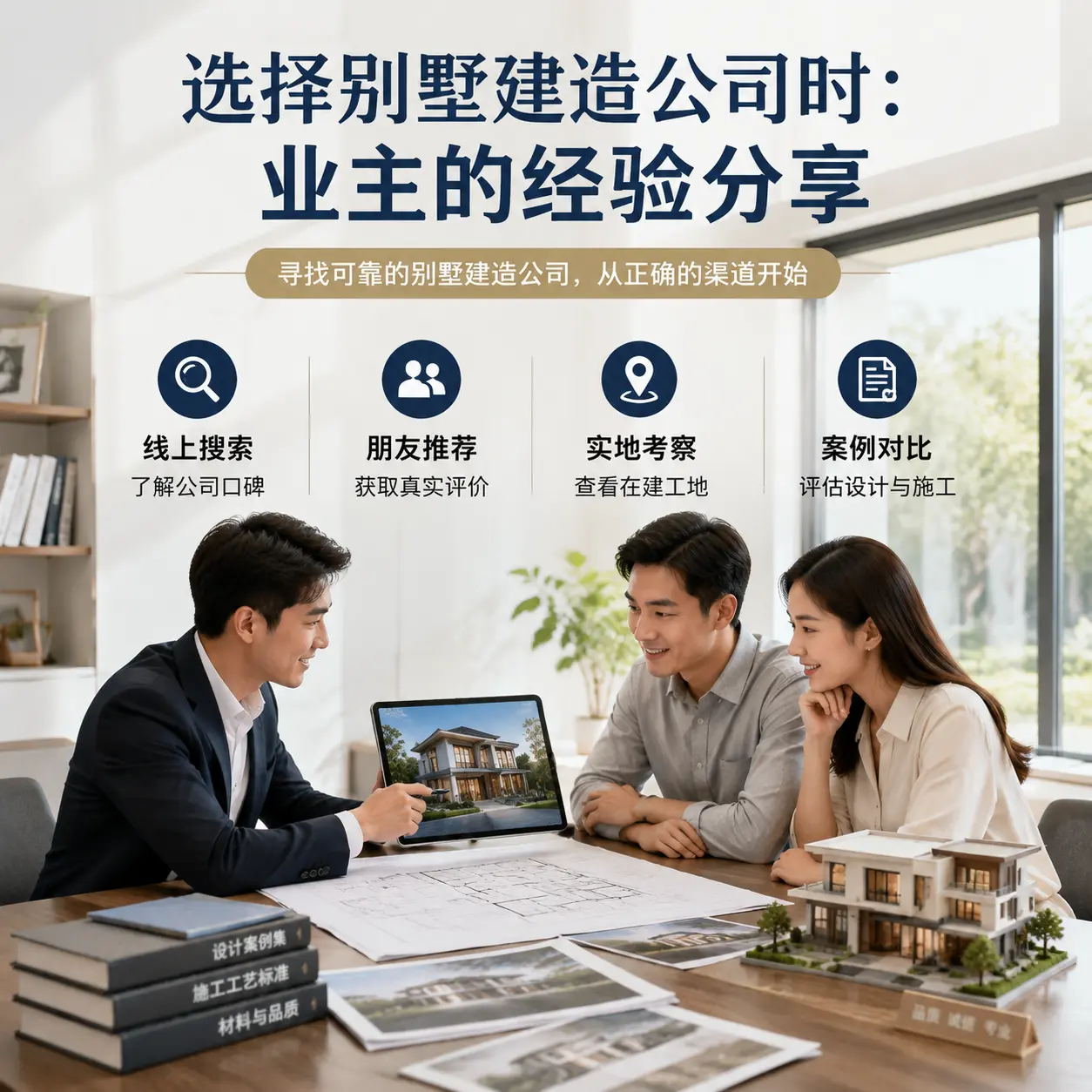 选择别墅建造公司时： 正安 业主的经验分享