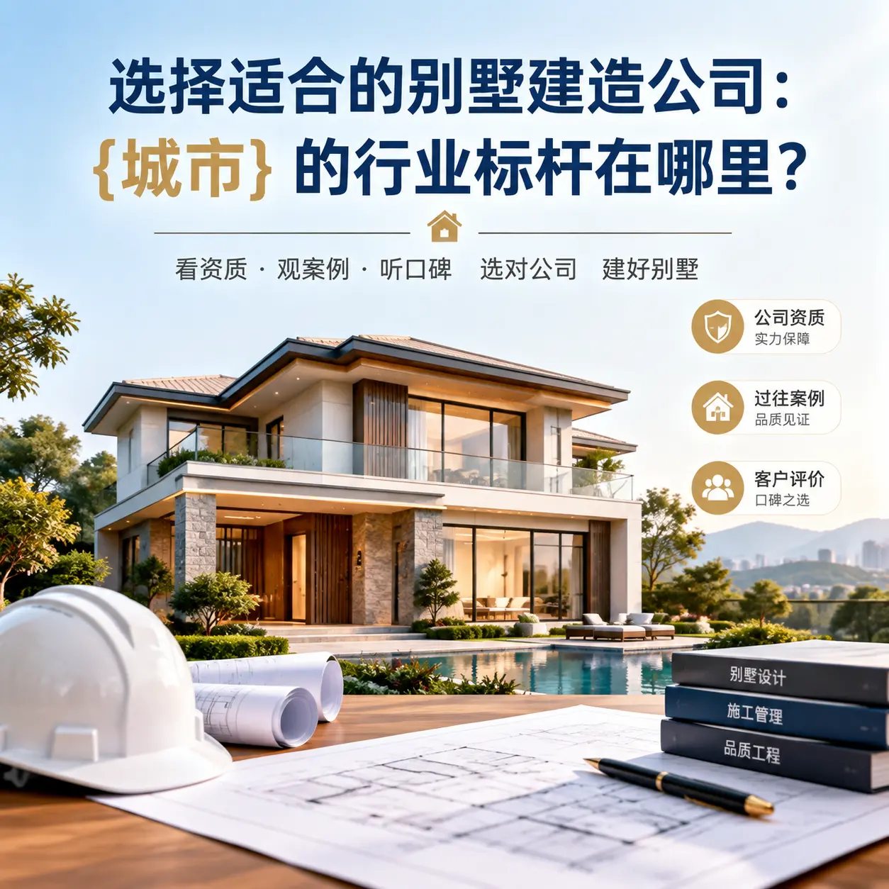 选择适合的别墅建造公司: 正安 的行业标杆在哪里?