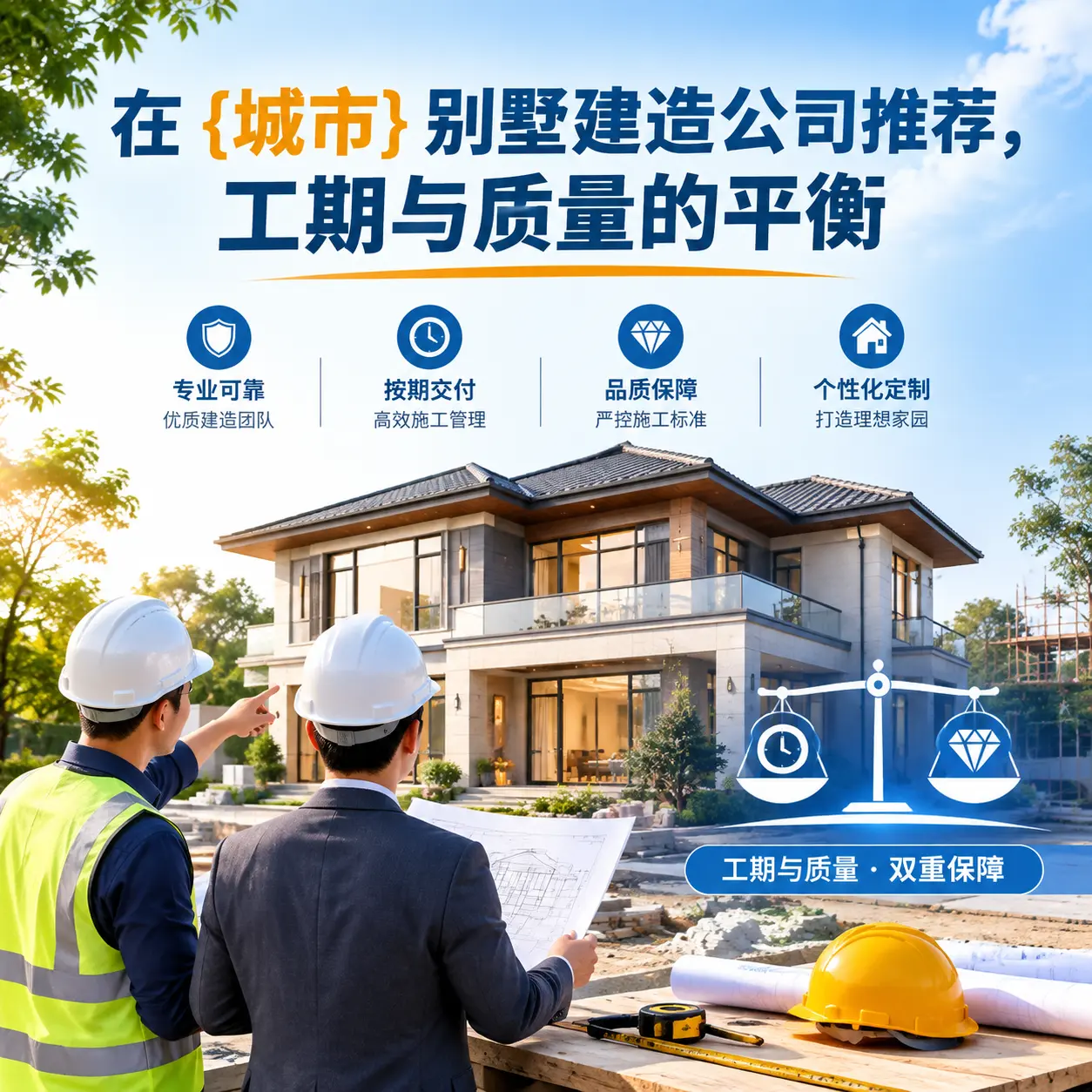 在 正安 别墅建造公司推荐，工期与质量的平衡