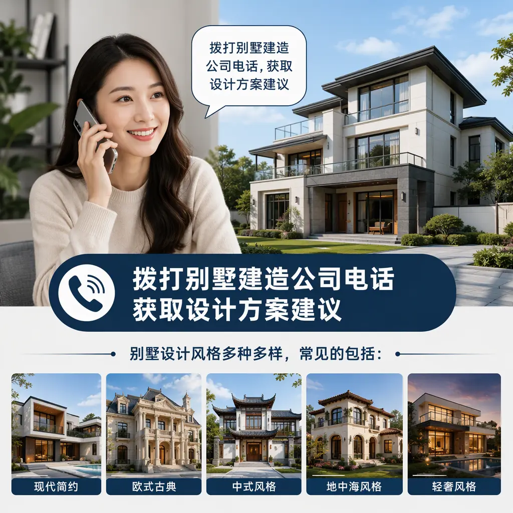 拨打正安别墅建造公司电话,获取设计方案建议
